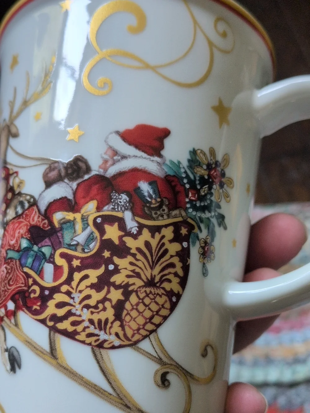 WILLIAMS-SONOMA I Twas the Night Before Christmas Travel Mug (No Silicone Lid)